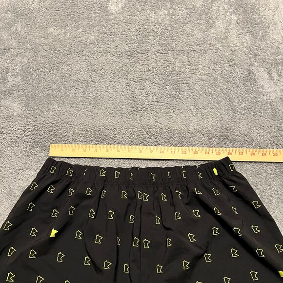 Podiumwear Cycling Shorts Mens XXL MTB Bike Riding Black Neon Yellow MN - Picture 8 of 9